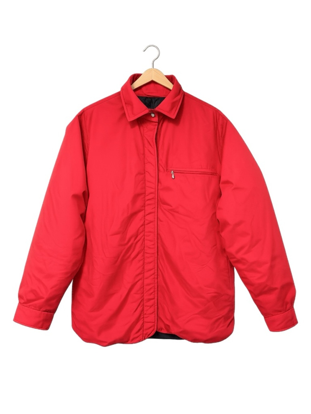 Vintage L.L.Bean Goose Down Jacket Red Quilted Insulated‎ Coat Women’s Medium